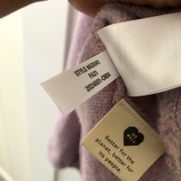 Madewell Lilac Purple Payton Pullover Sweater XXL - Picture 9 of 9